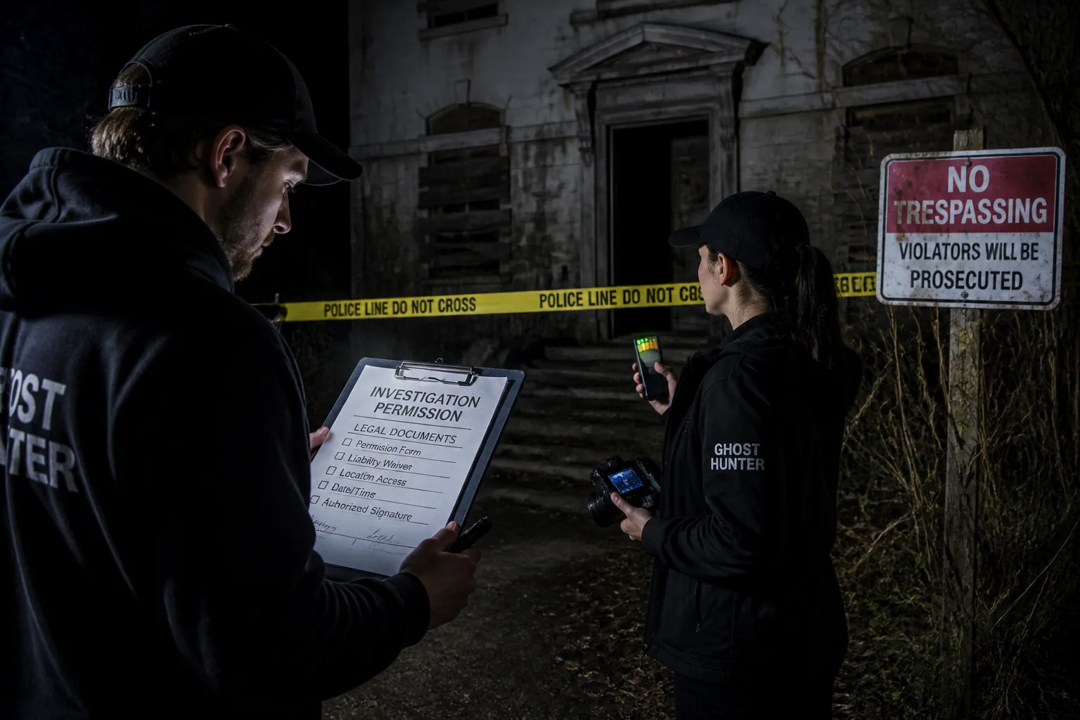 Ghost Hunting & the Law: What Every Investigator Should Know About Recording and Exploring Legally