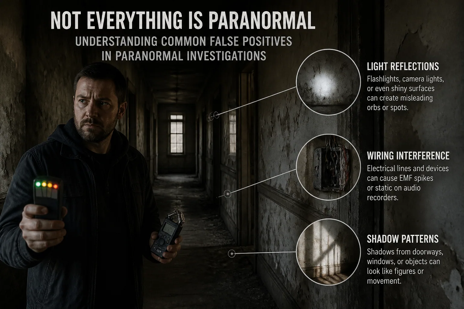 Ghost Hunting for Skeptics: How to Differentiate Genuine Paranormal Evidence from Everyday Illusions