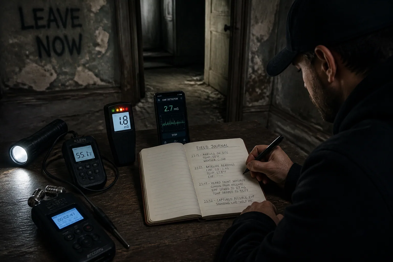 Ghost Hunting Journaling: Why Tracking Everything From EMF Spikes to Mental State Unlocks Real Discoveries