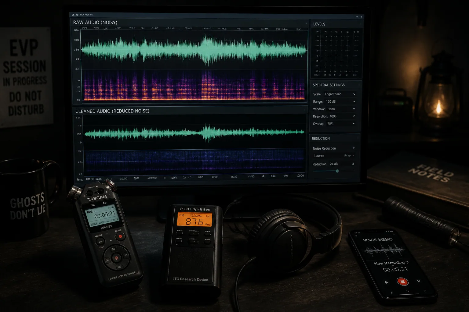 How to Restore EVP & Spirit Box Audio: Techniques to Bring Out Hidden Voices Without Introducing False Positives