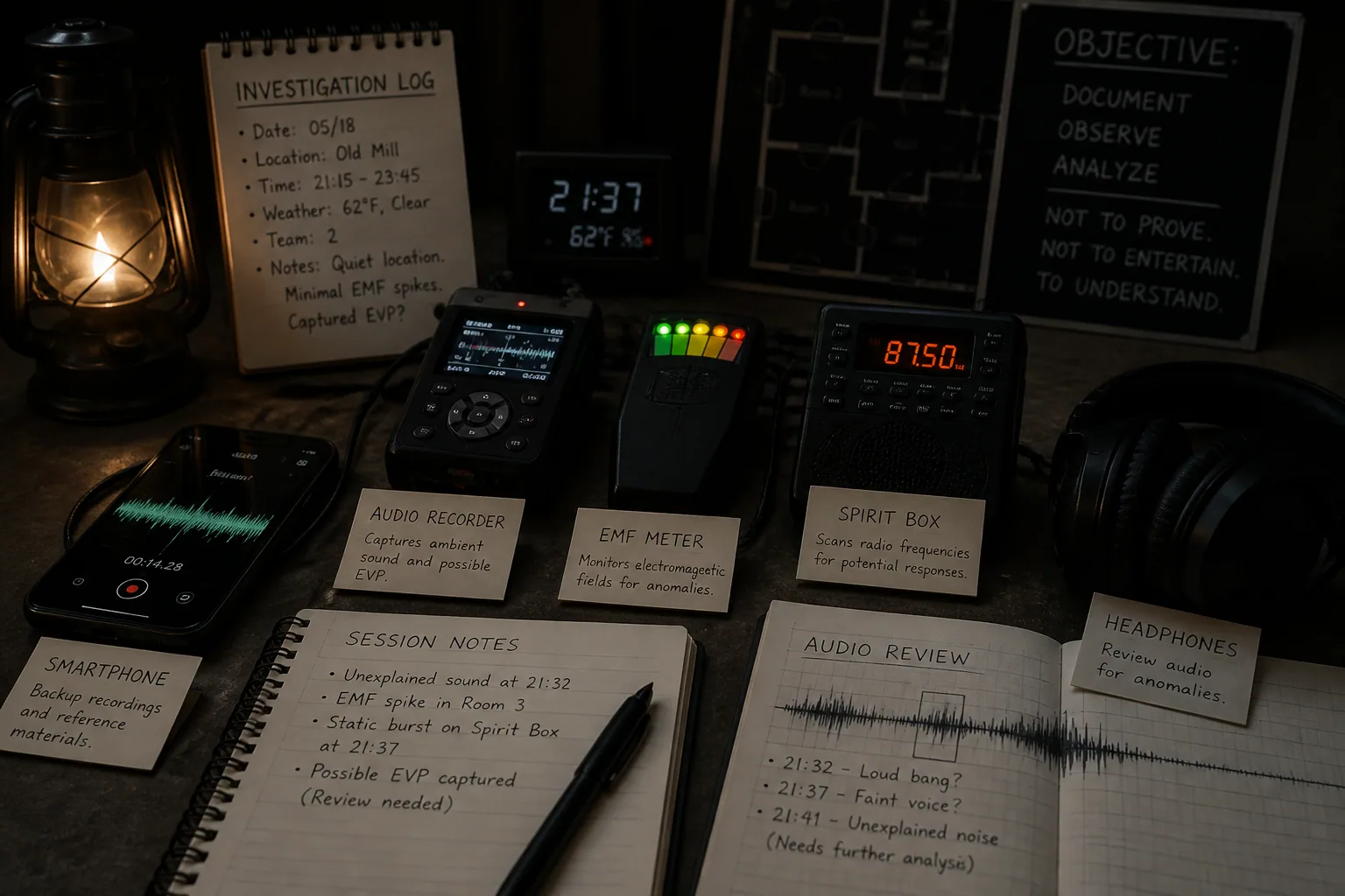 How to Vet Your Ghost Hunting Evidence Without Convincing Yourself Too Fast